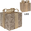 Clayre & Eef 66312 Decoratie Geschenkset LED 3-delig Goudkleurig