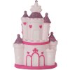 Clayre & Eef Nachtlampje Kasteel LED 16x11x24 cm Roze Paars