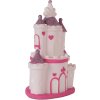 Clayre & Eef Nachtlampje Kasteel LED 16x11x24 cm Roze Paars