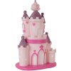 Clayre & Eef 6LMP803 Nachtlampje Kasteel LED 23x16x35 cm Roze Paars