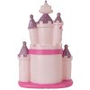 Clayre & Eef 6LMP803 Nachtlampje Kasteel LED 23x16x35 cm Roze Paars