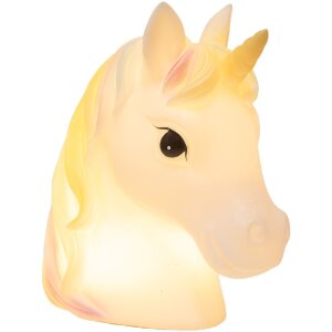 Clayre & Eef Nachtlampje Eenhoorn LED 22x14x24 cm