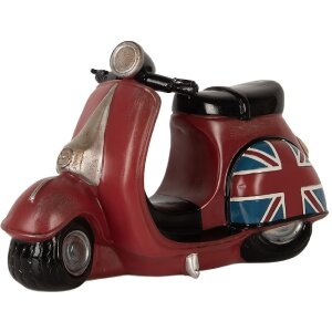 Clayre & Eef 6LMP808 Nachtlampje Motorbrommer LED 27x10x16 cm