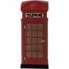 Clayre & Eef 6LMP813 Nachtlampje Telefooncel LED 10x10x23 cm Rood-Bruin