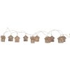 Clayre & Eef Decoratieve Lichtsnoer Huizen 10 LED 150cm