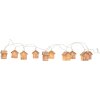 Clayre & Eef Decoratieve Lichtsnoer Huizen 10 LED 150cm