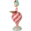 Clayre & Eef 6PR5796 Decoratie Kind met Schaal Roze Groen 22x20x46 cm