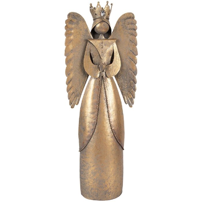 Clayre & Eef 6Y5944 Decoratieve Engel 17x10x46 cm