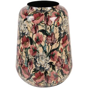 Clayre & Eef 66382 Decoratieve Vaas Beige-Roze...