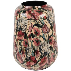 Clayre & Eef 66382 Decoratieve Vaas Beige-Roze...