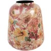 Clayre & Eef 66385 Decoratieve Vaas Roze Grijs 35x52 cm