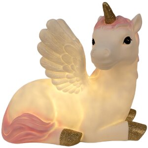 Clayre & Eef Nachtlampje Eenhoorn LED 41x25x40 cm