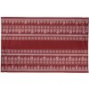 Clayre & Eef KT003.002 Tafelkleed 140x220 cm rood-wit geblokkeerd