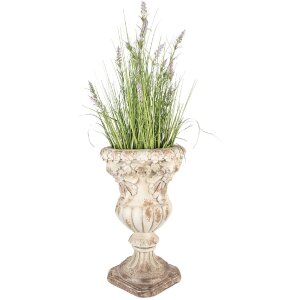 Clayre & Eef 5MG0090 Decoratieve Bloempot Beige 35x56 cm