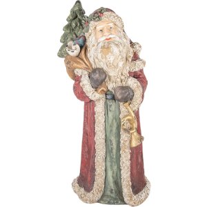 Clayre & Eef 5MG0091 Kerstman Decoratie 35x28x83 cm