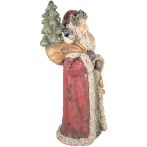 Clayre & Eef 5MG0091 Kerstman Decoratie 35x28x83 cm