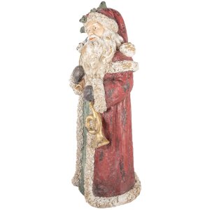 Clayre & Eef 5MG0091 Kerstman Decoratie 35x28x83 cm