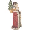 Clayre & Eef 5MG0091 Kerstman Decoratie 35x28x83 cm