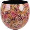 Clayre & Eef 66387 Decoratieve vaas Ø 28x25 cm Geel-Roze