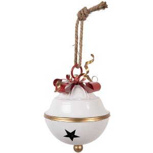 Clayre & Eef 6Y5923 Decoratieve Deurbel Ø 16x22 cm Landelijke Stijl