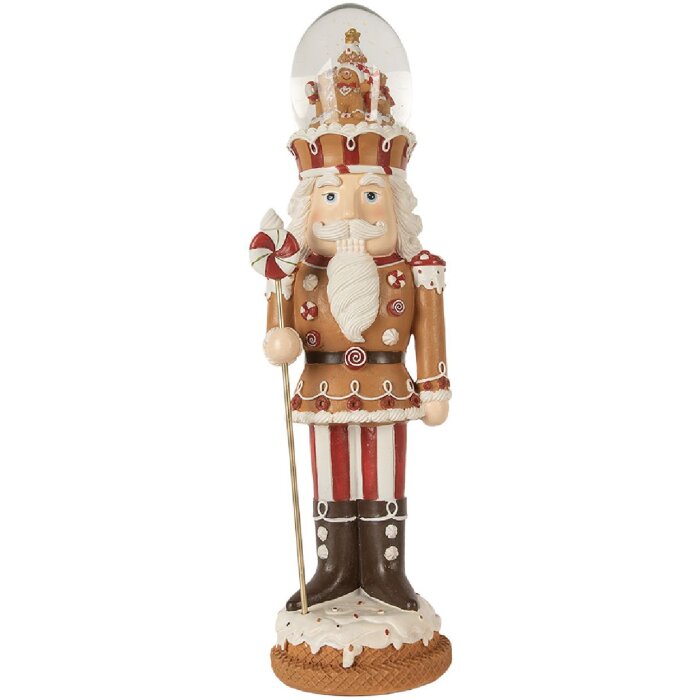 Clayre & Eef Decoratieve Notenkraker met LED 14x13x48 cm