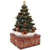 Clayre & Eef Muziekdoos Kerstboom Ø 11x19 cm