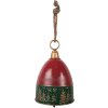 Clayre & Eef Decoratieve Deurbel Rood Groen Ø 26x38 cm