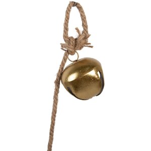 Clayre & Eef 6Y5912 Decoratieve Bel 8x8x135 cm Goud...