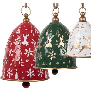 Clayre & Eef Decoratieve Belset 3 Rood Groen Wit
