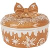 Clayre & Eef 6CE2226 Voorraadpot met deksel 20x13 cm Keramiek