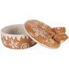 Clayre & Eef 6CE2226 Voorraadpot met deksel 20x13 cm Keramiek