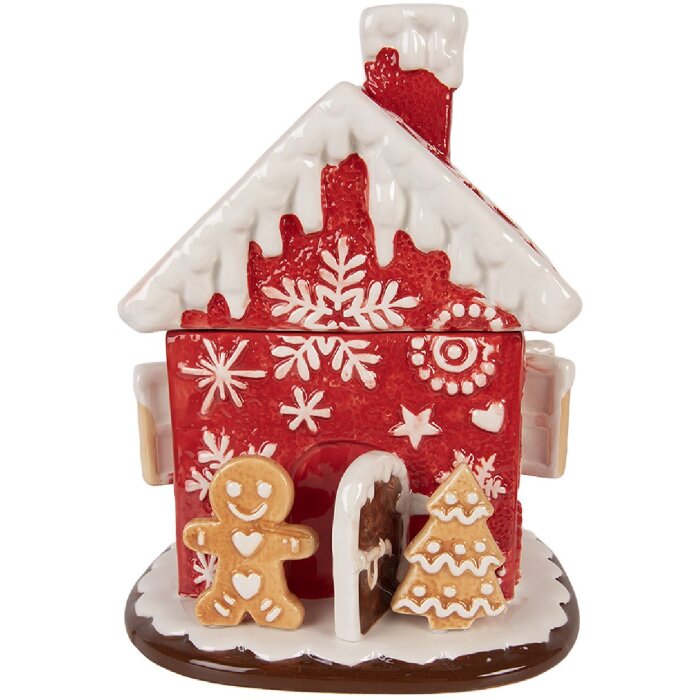 Clayre & Eef 6CE2228 Voorraadpot met deksel 22x28 cm