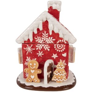 Clayre & Eef 6CE2228 Voorraadpot met deksel 22x28 cm