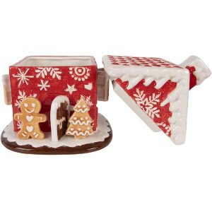 Clayre & Eef 6CE2228 Voorraadpot met deksel 22x28 cm