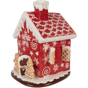 Clayre & Eef 6CE2228 Voorraadpot met deksel 22x28 cm