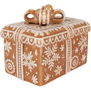 Clayre & Eef 6CE2229 Voorraadpot met deksel 19x13x16 cm