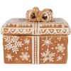 Clayre & Eef 6CE2229 Voorraadpot met deksel 19x13x16 cm