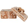 Clayre & Eef 6CE2229 Voorraadpot met deksel 19x13x16 cm