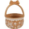 Clayre & Eef Mand Ø 15x21 cm Bruin-Beige Keramiek