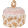 Clayre & Eef 6CE2232 Voorraadpot met deksel 18x18 cm Keramiek