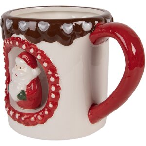 Clayre & Eef Beker 14x10x10 cm 375 ml Keramiek