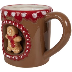 Clayre & Eef Beker 14x10x10 cm 375 ml Keramiek