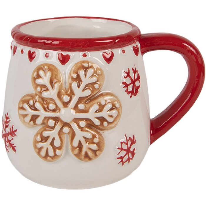 Clayre & Eef keramiekbeker 13x10x10 cm 375 ml