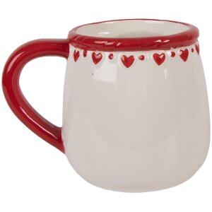 Clayre & Eef keramiekbeker 13x10x10 cm 375 ml