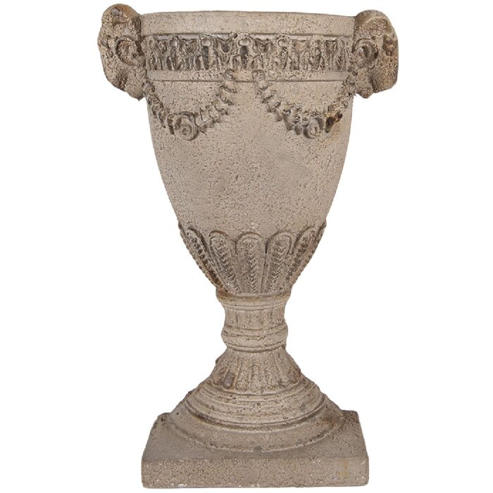 Clayre & Eef Wandbloempot 29x11x44 cm beige-bruin