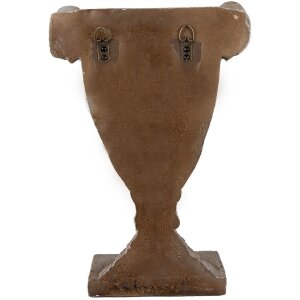 Clayre & Eef Wandbloempot 29x11x44 cm beige-bruin