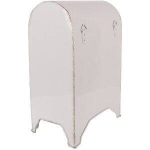 Clayre & Eef 6Y5914 Postkist 20x14x30 cm wit rood Landelijke Stijl