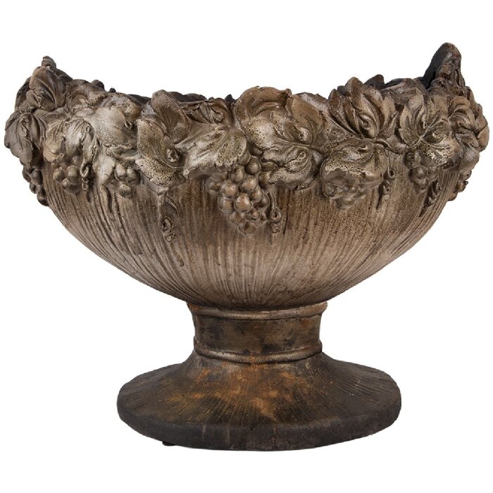 Clayre & Eef Decoratieve Bloempot 54x34x43 cm Bruin Beige