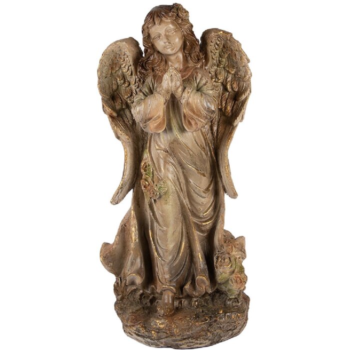 Clayre & Eef Decoratie Engel 38x27x79 cm