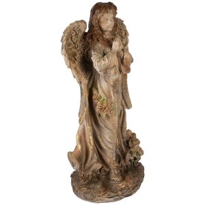 Clayre & Eef Decoratie Engel 38x27x79 cm